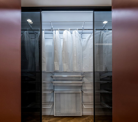 Двери для гардеробной в проекте Квартирного вопроса 